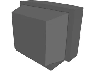 Television 3D Model preview