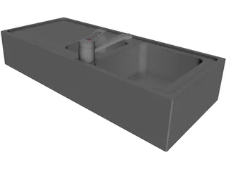 Kitchen Sink 3D Model preview