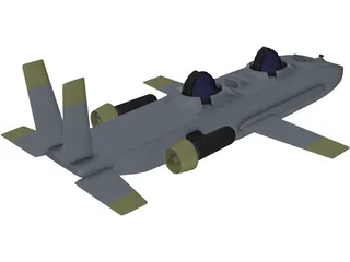 Deepflight Aviator 3D Model preview