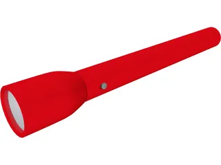 Flashlight 3D Model preview