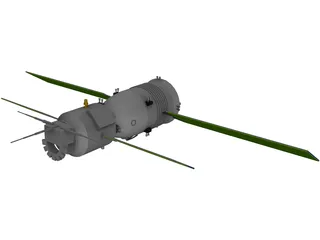 Shenzhou Chinese Spacecraft 3D Model preview