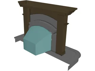 Fireplace 3D Model preview