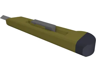 Knife Utility 3D Model preview