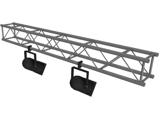 Stage Lights 3D Model preview