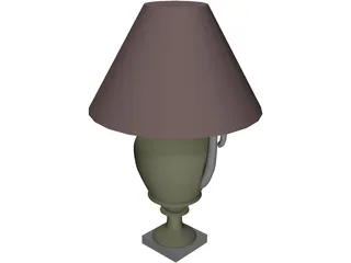 Table Lamp 3D Model preview