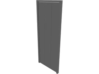 Door Decorative Center Panel 3D Model preview