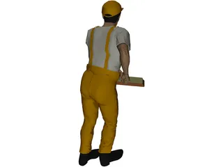 Streetworker 3D Model preview