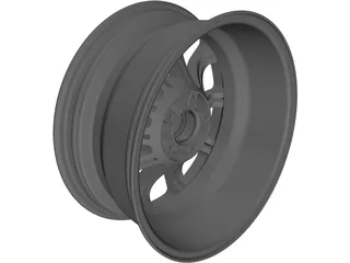 Rim 17 inch 10 spoke 3D Model preview