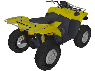 Suzuki Quad Cycle 3D Model preview