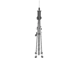 Radio Tower 3D Model preview