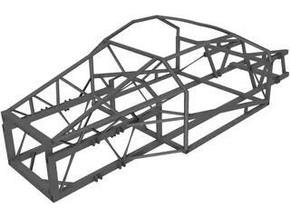 Frame Wisniewski One 1 V8 3D Model preview