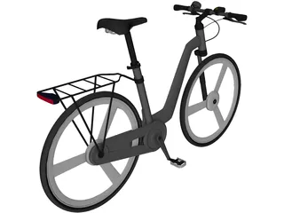 Bike Modern 3D Model preview