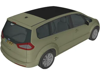 Ford Galaxy (2007) 3D Model preview