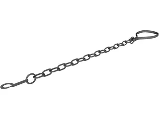 Dog Leash 3D Model preview