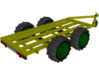 Trailer 3D Model preview