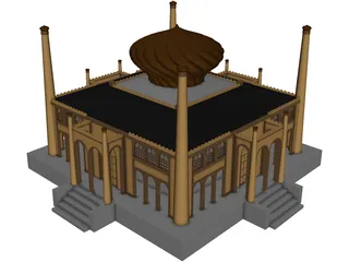 Taj Mahal 3D Model preview