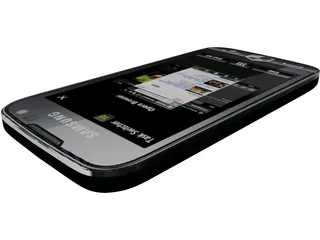 Samsung Omnia II Phone 3D Model preview