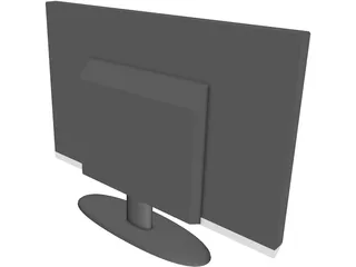 LCD TV Samsung 3D Model preview