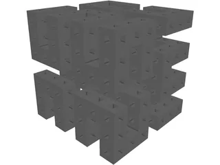 Hilbert Cube 3D Model preview