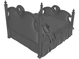 Bed 3D Model preview