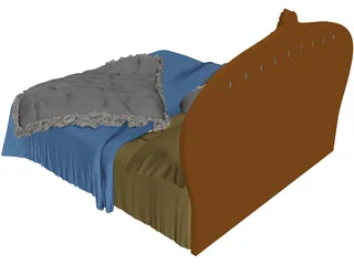 Bed 3D Model preview