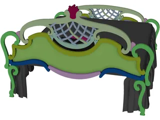 Bed 3D Model preview