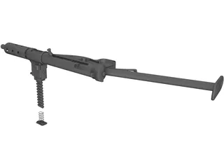 Sten Gun MK 2 3D Model preview