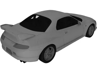 Mitsubishi FTO 3D Model preview
