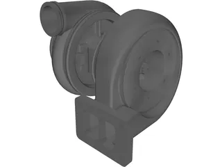Turbo T06 3D Model preview