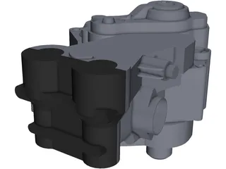 KTM 505 XC Engine 3D Model preview