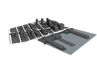 Chelsea Neighborhood NYC 3D Model preview