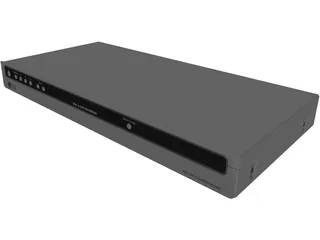 LG DVD 3D Model preview