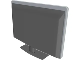 Philips LCD TV 3D Model preview