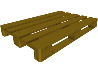 Euro Palett 3D Model preview