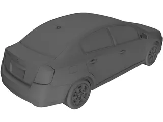 Nissan Sentra (2012) 3D Model preview