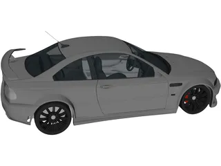 BMW M3 (2010) 3D Model preview
