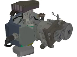 Modellsport Solo Engine 3D Model preview