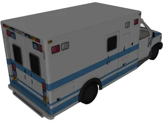 Ambulance 3D Model preview