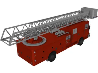 Firetruck 3D Model preview
