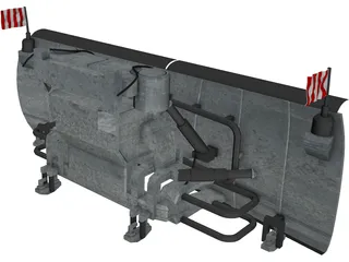 Snow Plow 3D Model preview