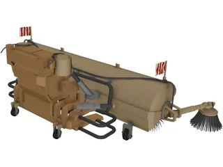 Street Sweep 3D Model preview