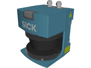 SICK Sensor 3D Model preview