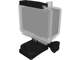 GoPro Hero Camera 3D Model preview
