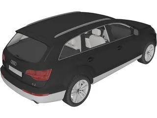 Audi Q7 (2008) 3D Model preview
