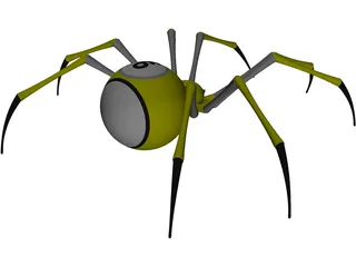 9ball Spider 3D Model preview
