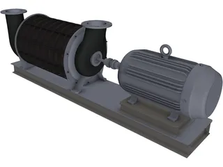 HSI Centrifugal Blower 3D Model preview