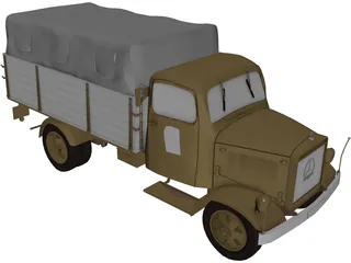 Mercedes-Benz L3000 3D Model preview