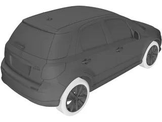 Suzuki SX4 (2009) 3D Model preview