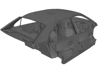 Interior Mitsubishi Evolution VI (1997) 3D Model preview