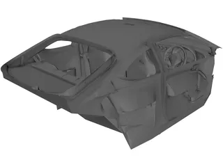 Interior Honda Integra R (2002) 3D Model preview